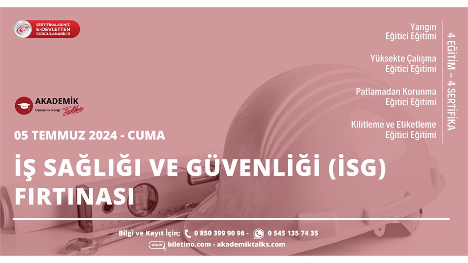 İş Sağlığı ve Güvenliği (İSG) Fırtınası