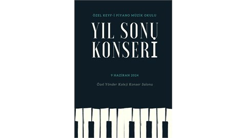 Özel Keyf-i Piyano Müzik okulu Yıl Sonu Konseri Perde 2