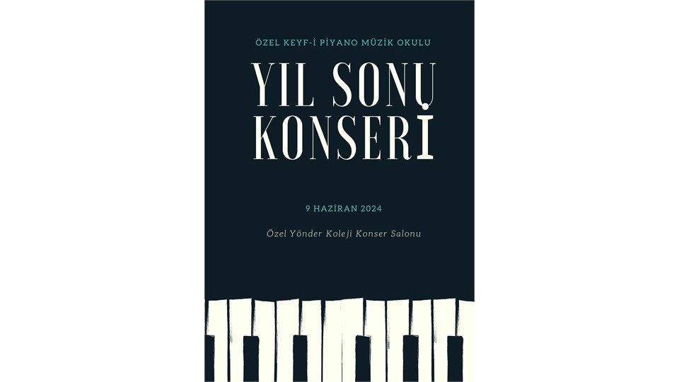 Özel Keyf-i Piyano Müzik okulu Yıl Sonu Konseri Perde 2