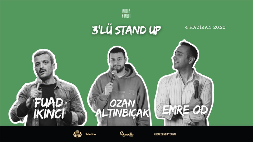 3'lü Stand-up Gösterisi