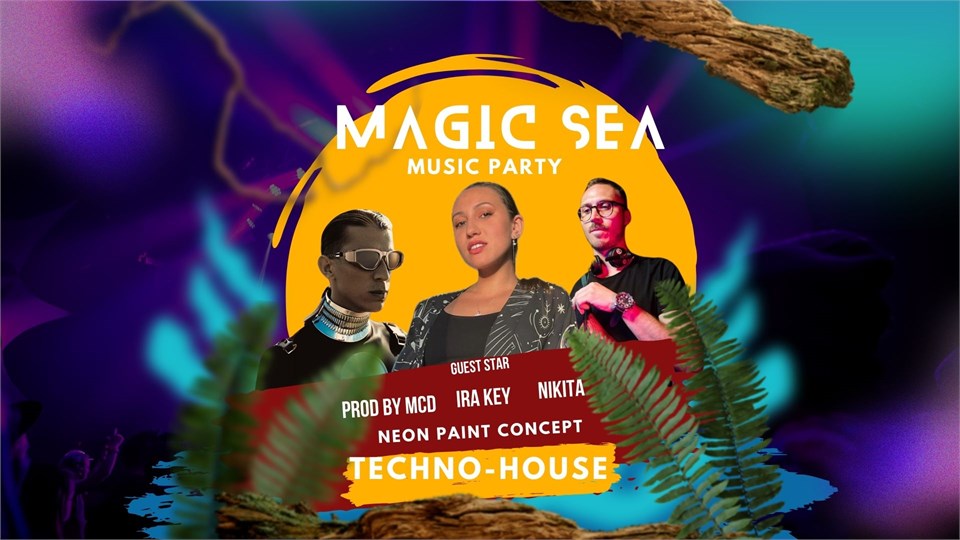 MAGIC SEA  TECHNO-HOUSE Neon Paint Concept | Set in Alanya