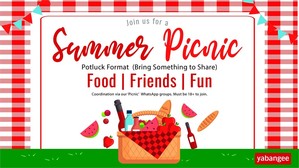 Potluck Picnic by Yabangee: Food, Friends, & Fun!