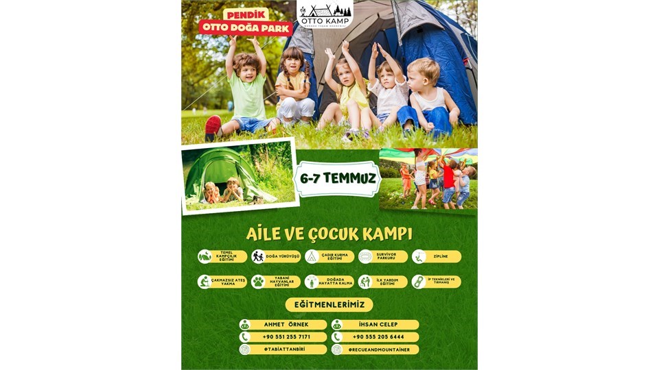 AİLE ÇOCUK KAMPI VE DOĞADA YAŞAM EĞİTİMİ