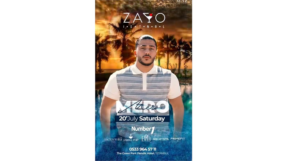 Mero @ Zayo İstanbul Season Opening