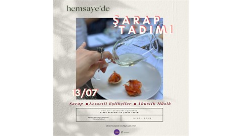 Şarap Tadımı & Lezzetli Eşlikçiler & Canlı Müzik