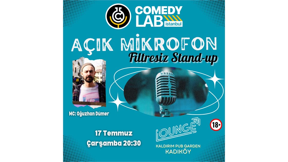 Açık Mikrofon "Filtresiz" Stand-up - Comedy Lab Istanbul
