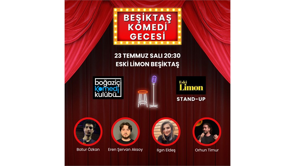 Beşiktaş Komedi Gecesi - Boğaziçi Komedi Kulübü