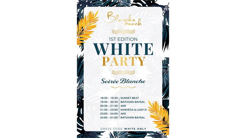 Blanche Beach:1ST EDITION WHITE PARTY 