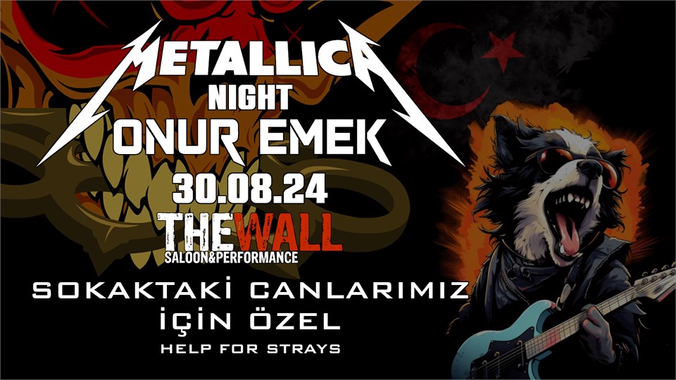 Onur Emek - Metallica Night (Sokaktaki Canlarımız İçin Özel)