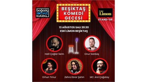 Beşiktaş Komedi Gecesi - Boğaziçi Komedi Kulübü