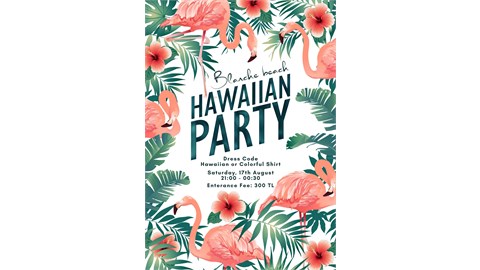 BLANCHE BEACH HAWAIIAN PARTY