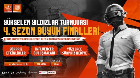 PUBG MOBILE Yükselen Yıldızlar Turnuvası 4. Sezon Büyük Finalleri
