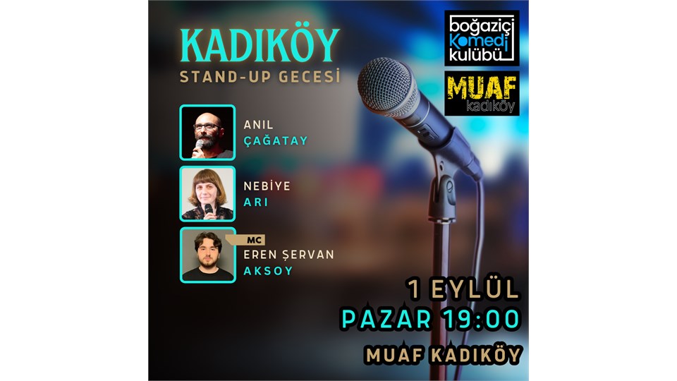 Kadıköy Stand-up Gecesi - Boğaziçi Komedi Kulübü