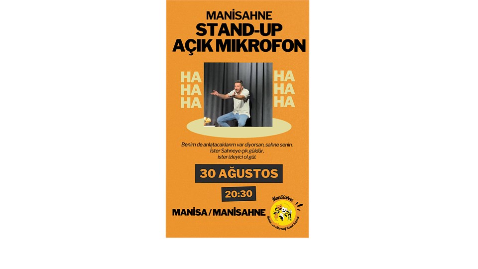 ManiSahne Açık Mikrofon Stand-Up