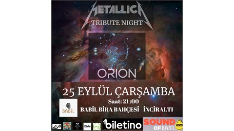 ORION / METALLICA TRIBUTE NIGHT / İZMİR