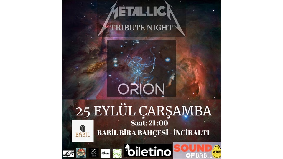 ORION / METALLICA TRIBUTE NIGHT / İZMİR