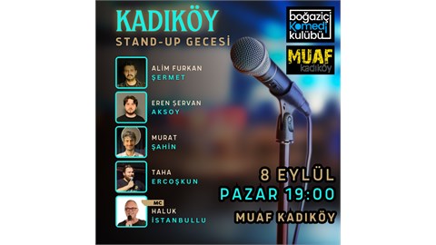 Kadıköy Stand-up Gecesi - Boğaziçi Komedi Kulübü