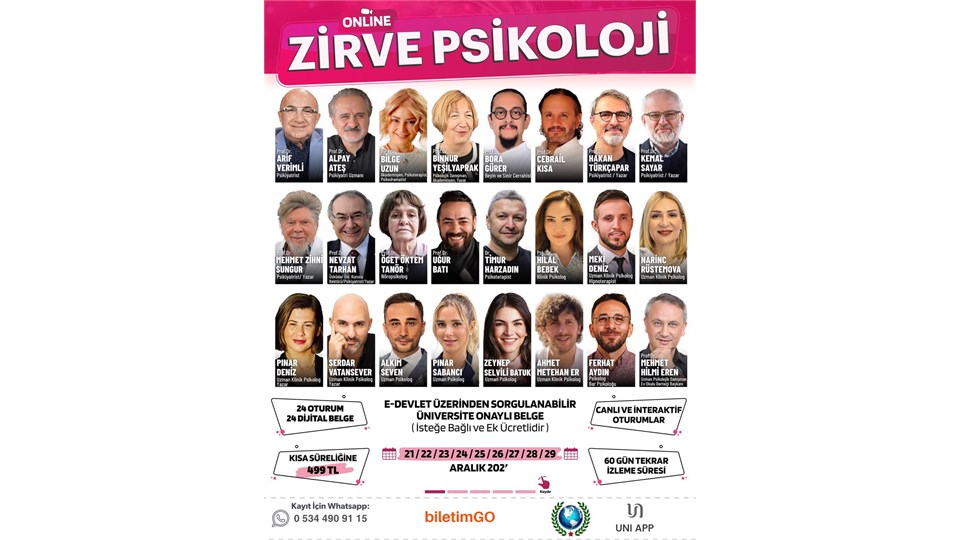 Online Zirve Psikoloji Semineri
