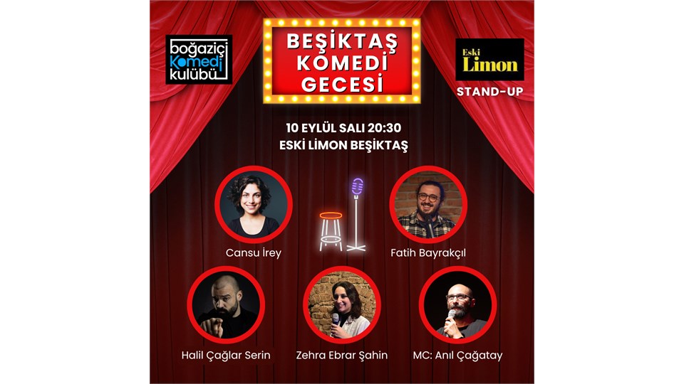 Beşiktaş Komedi Gecesi - Boğaziçi Komedi Kulübü