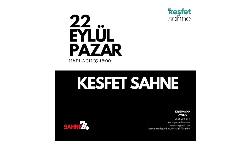 Keşfet Sahne 
