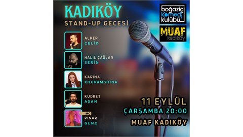 Kadıköy Stand-up Gecesi - Boğaziçi Komedi Kulübü