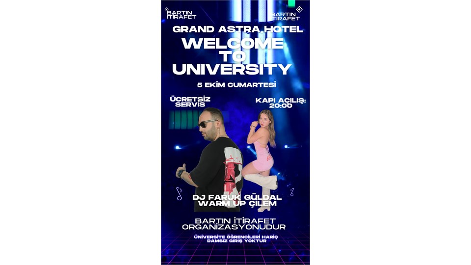 WELCOME TO UNİVERSİTY