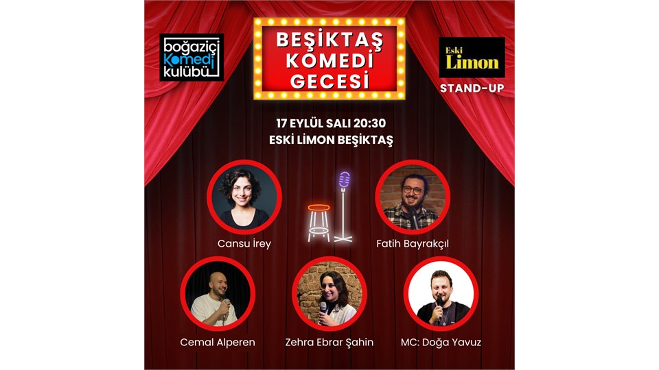 Beşiktaş Komedi Gecesi - Boğaziçi Komedi Kulübü