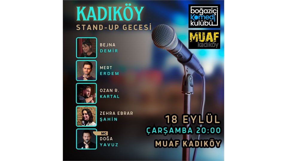 Boğaziçi Komedi Kulübü - Kadıköy Stand-up Gecesi