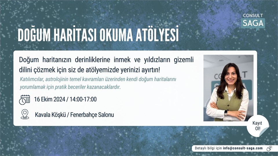 Doğum Haritası Okuma Atölyesi – 16.10.2024