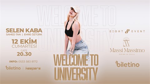 WELCOME TO UNIVERSITY