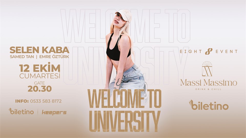 WELCOME TO UNIVERSITY