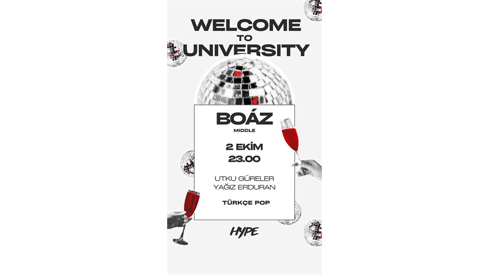 WELCOME TO UNIVERSITY 