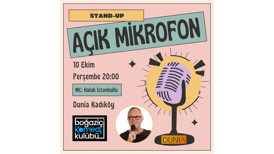 Açık Mikrofon Stand-up - Boğaziçi Komedi Kulübü