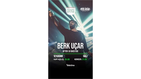 Berk Uçar 12 Kasım SPR Eskişehir Konseri