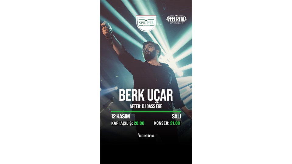 Berk Uçar 12 Kasım SPR Eskişehir Konseri