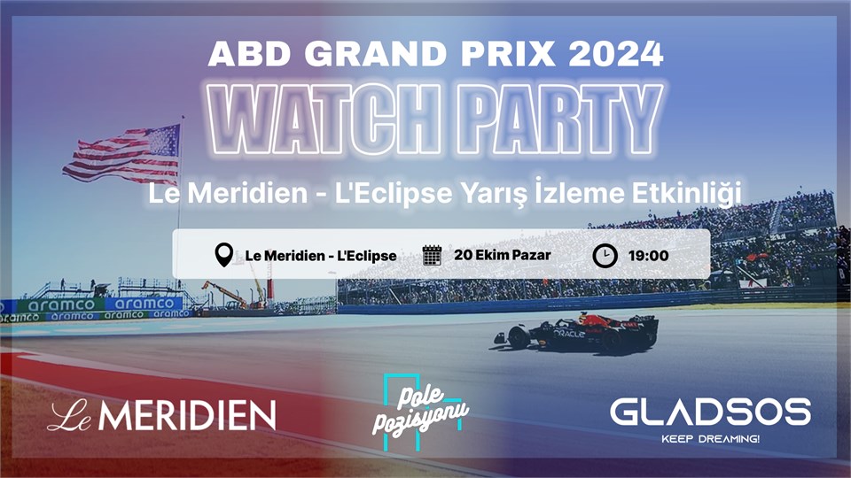 İstanbul Le Meridien L'Eclipse - ABD Formula 1 F1 Watch Party
