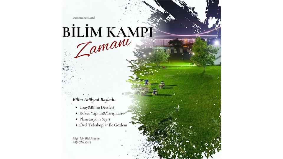 ÇOCUKLARLA BİLİM KAMPI ZAMANI/KAMP MARS