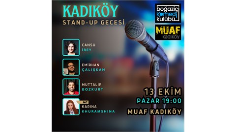 Kadıköy Stand-up Gecesi - Boğaziçi Komedi Kulübü