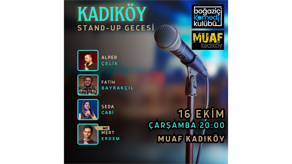Boğaziçi Komedi Kulübü - Kadıköy Stand-up Gecesi
