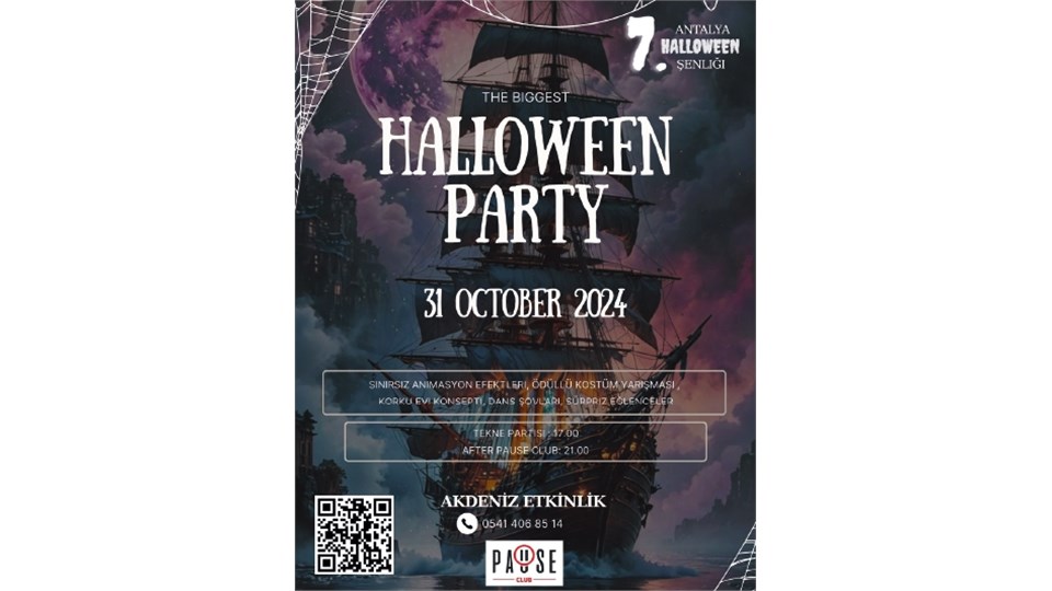 Halloween Yatch Party & PAUSE CLUP