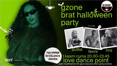 gzone brat halloween party (powered by Topsify Türkiye)