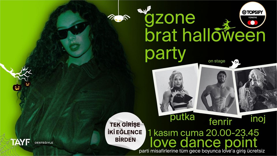 gzone brat halloween party (powered by Topsify Türkiye)
