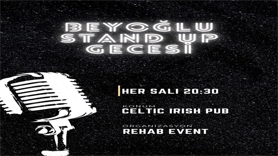 Beyoğlu Celtic Irish Pub Stand Up Gecesi