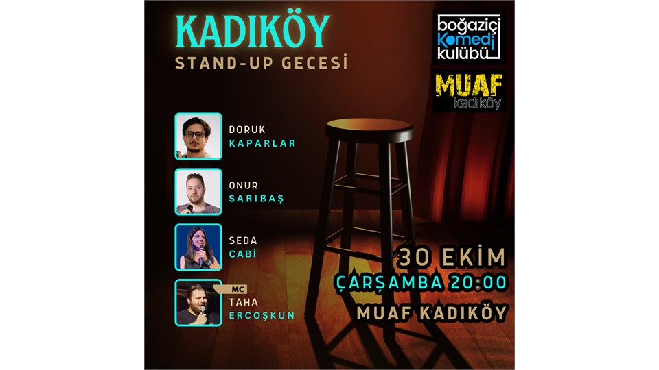 Boğaziçi Komedi Kulübü - Kadıköy Stand-up Gecesi