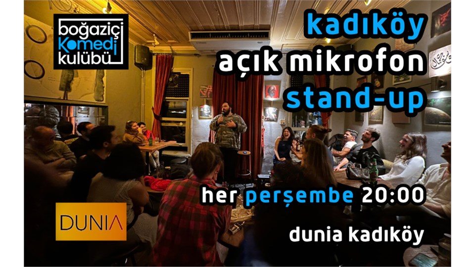 Açık Mikrofon Stand-up - Boğaziçi Komedi Kulübü