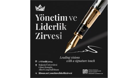 Boğaziçi Üniversitesi Yönetim ve Liderlik Zirvesi