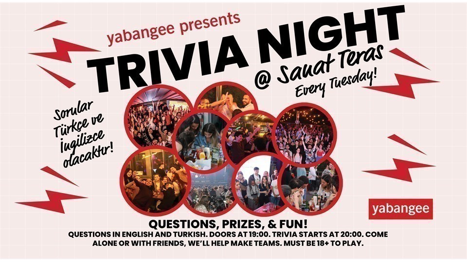Trivia Night #156: Questions in English & Turkish
