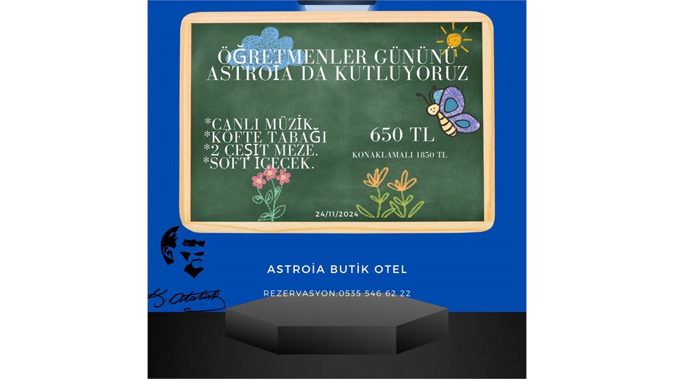 ASTROİA/KAMP MARS İLE ÖĞRETMENLER GÜNÜ BALOSU