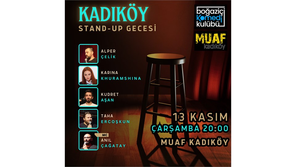 Boğaziçi Komedi Kulübü: Kadıköy Stand-up Gecesi