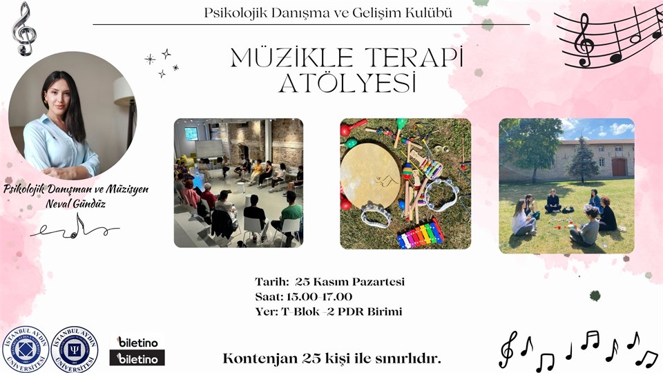 MÜZİKLE TERAPİ ATÖLYESİ